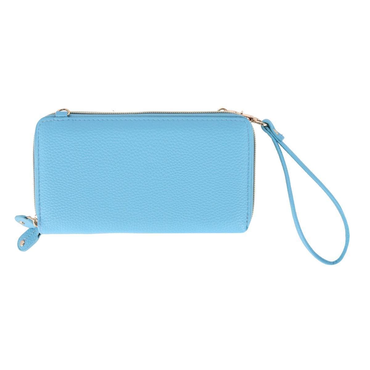 Buxton Women's Styling Premium Faux Leather Ultimate Organizer - Ocean Blue