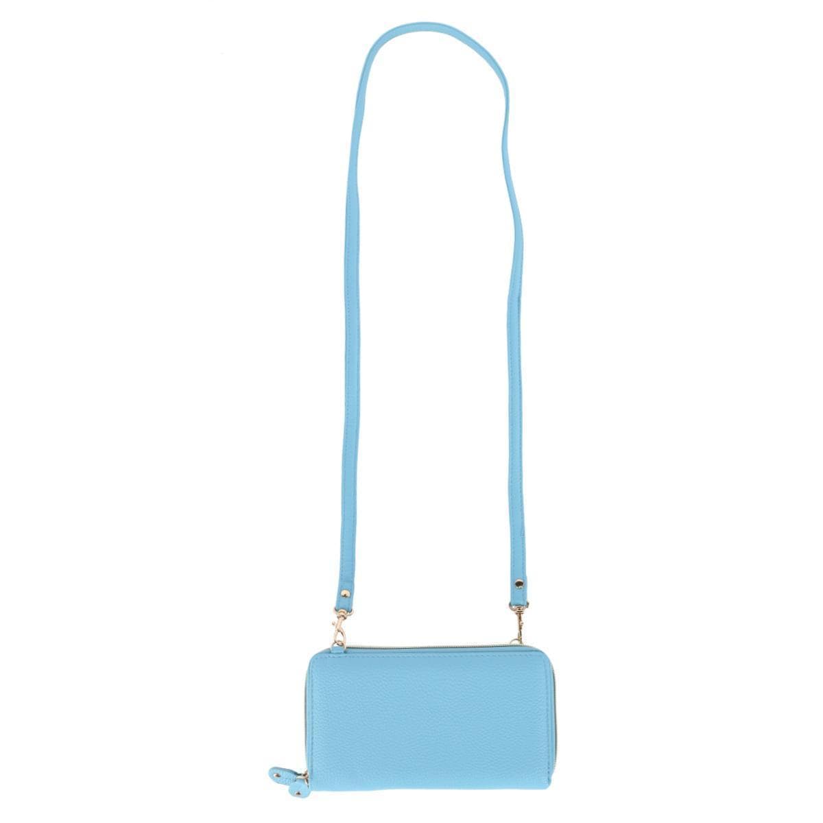 Buxton Women's Styling Premium Faux Leather Ultimate Organizer - Ocean Blue