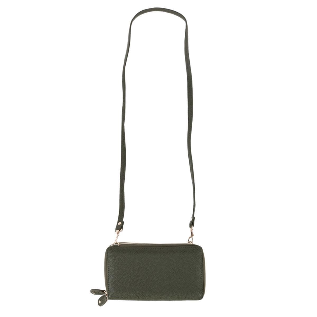 Buxton Women's Styling Premium Faux Leather Ultimate Organizer - Olive