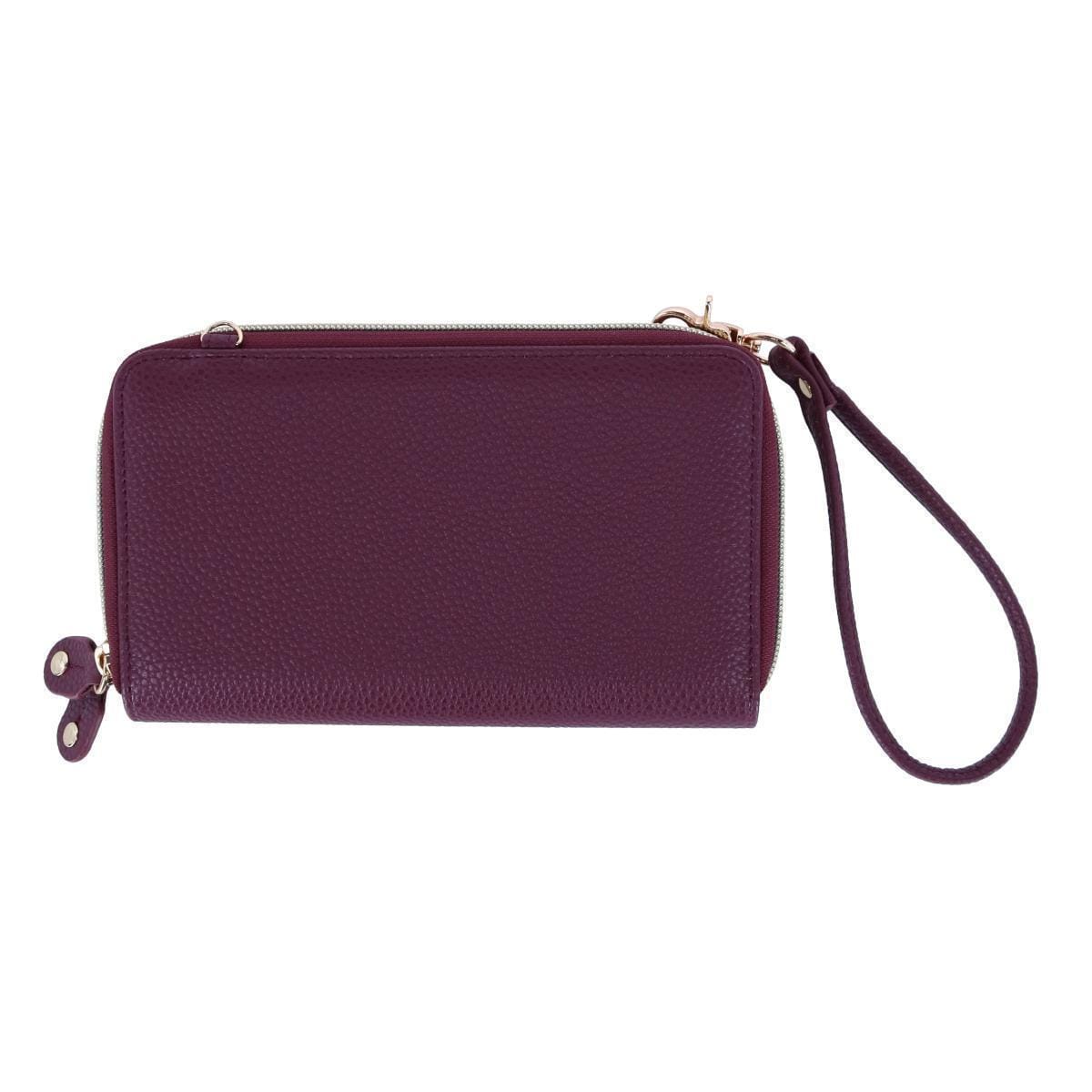 Buxton Women's Styling Premium Faux Leather Ultimate Organizer - Oxblood