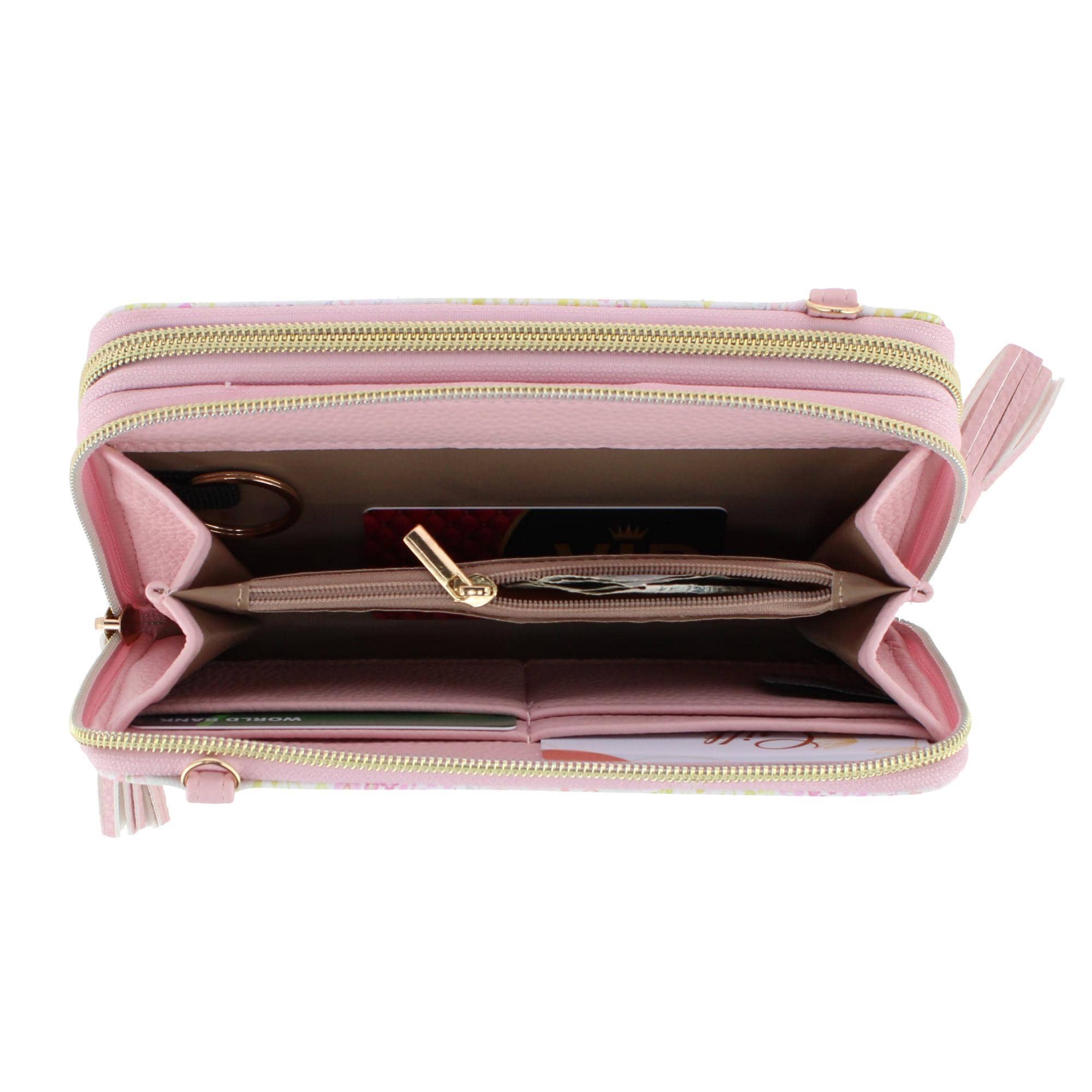 Buxton Women's Styling Premium Faux Leather Ultimate Organizer - Pollinator
