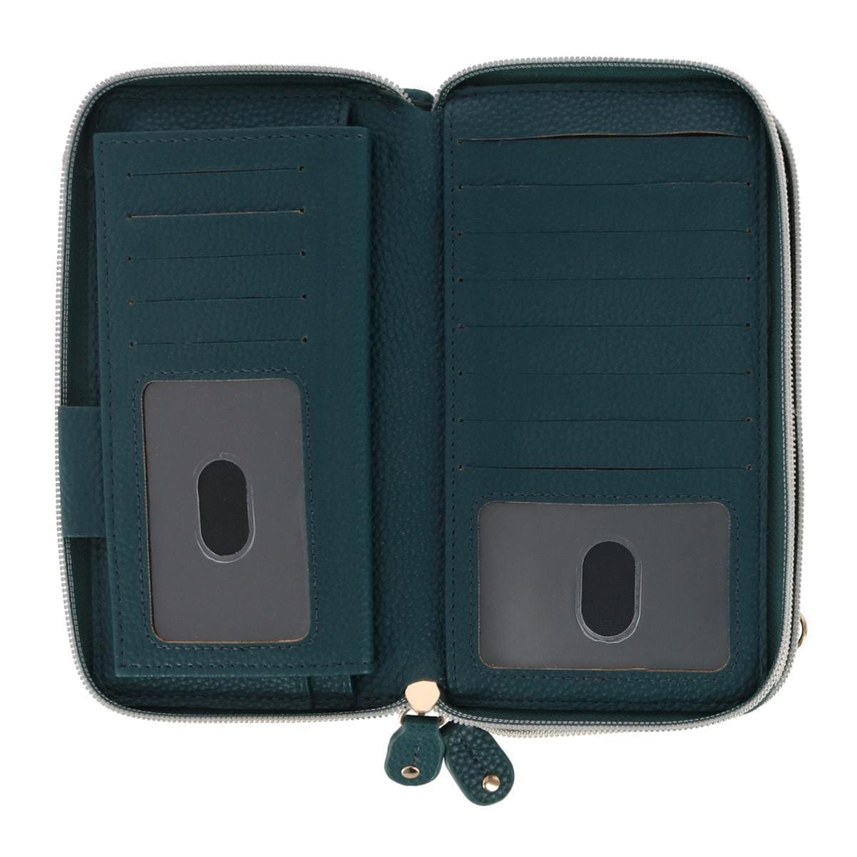 Buxton Women's Styling Premium Faux Leather Ultimate Organizer - Teal