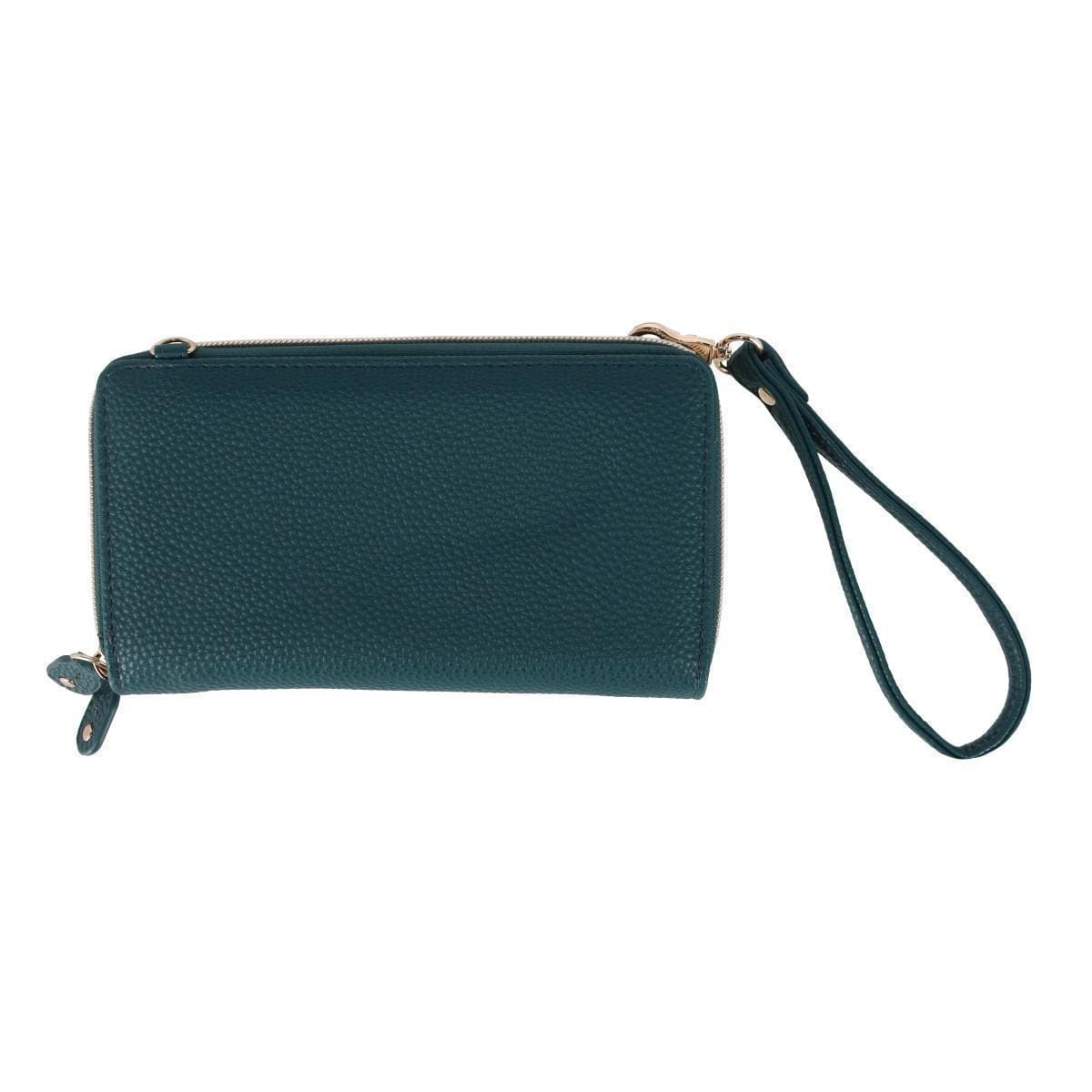 Buxton Women's Styling Premium Faux Leather Ultimate Organizer - Teal