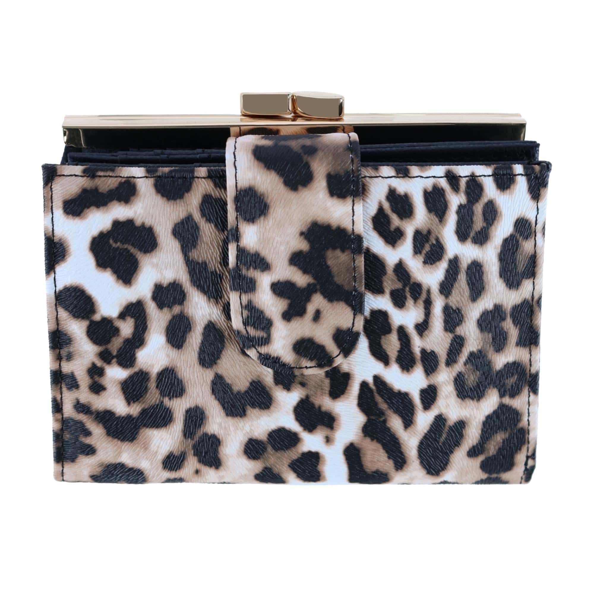Buxton Women's Leopard Print Vegan Leather Lexington Wallet - Women's Leopard Print Vegan Leather Lexington Wallet