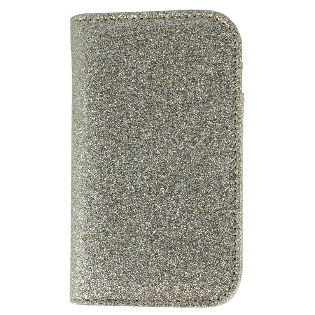 Buxton Women's Sparkle Vegan Leather Snap Card Case - Women's Sparkle Vegan Leather Snap Card Case