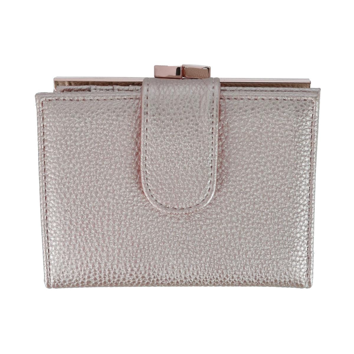 Buxton Women's Beautiful Premium Faux Leather Lexington Wallet - Gold