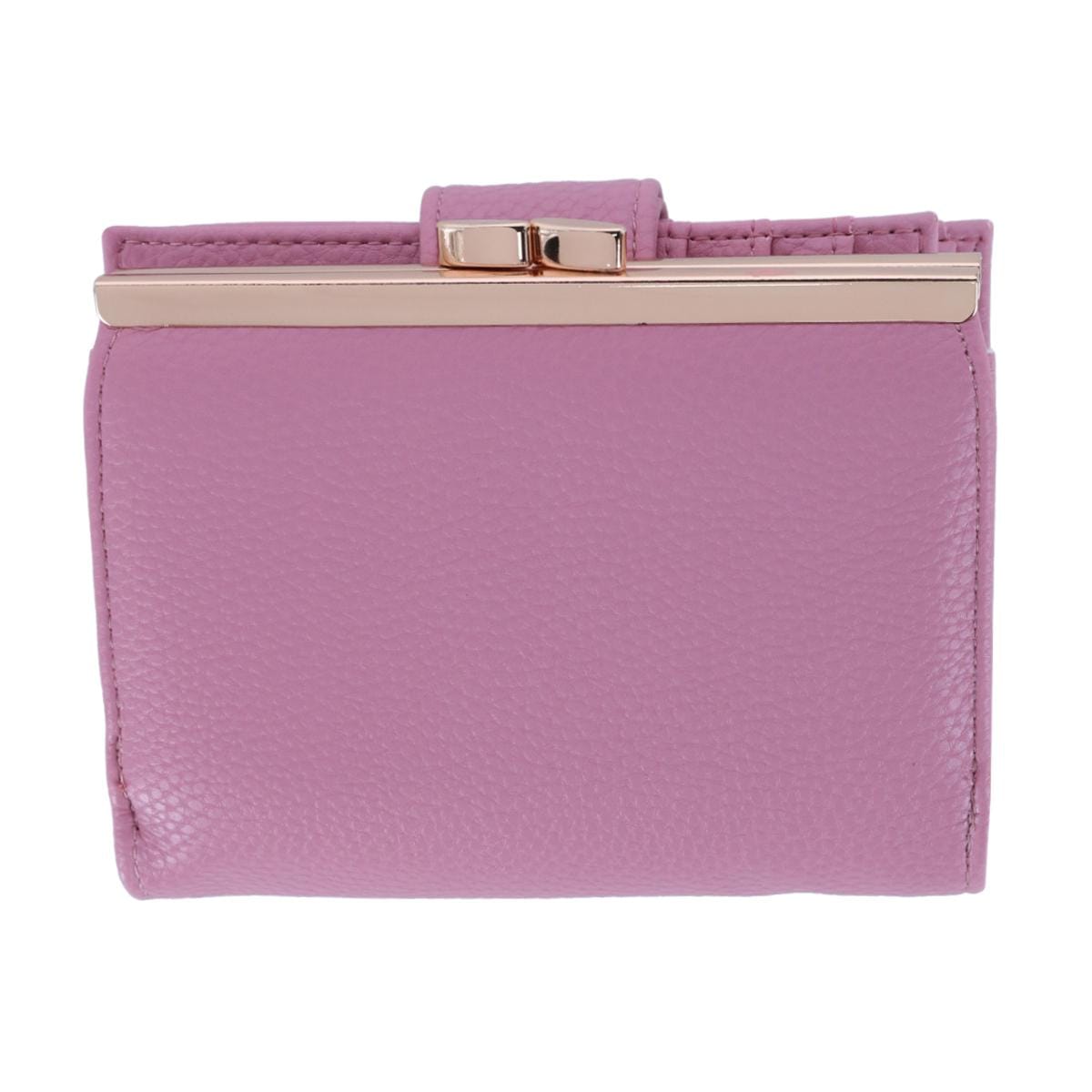 Buxton Women's Beautiful Premium Faux Leather Lexington Wallet - Mauve Blush