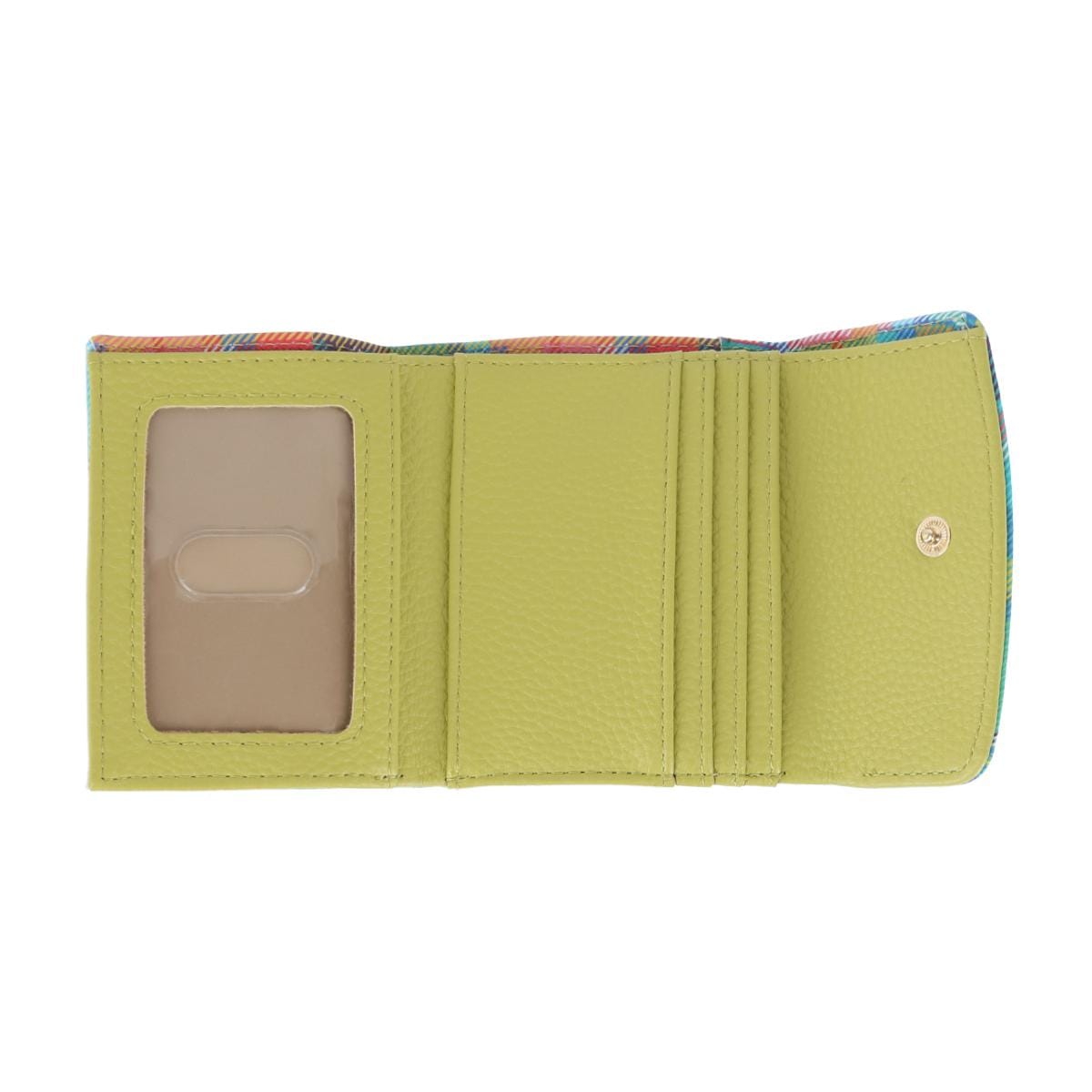 Buxton Women's Madras Vegan Leather Slot Coin Purse - Multiple