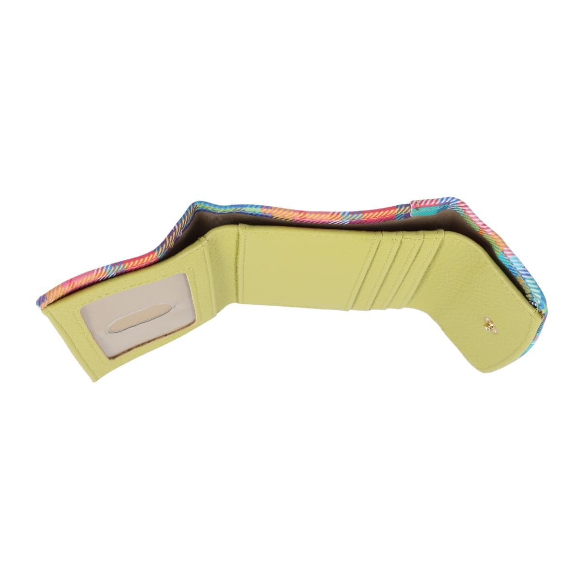 Buxton Women's Madras Vegan Leather Slot Coin Purse - Multiple