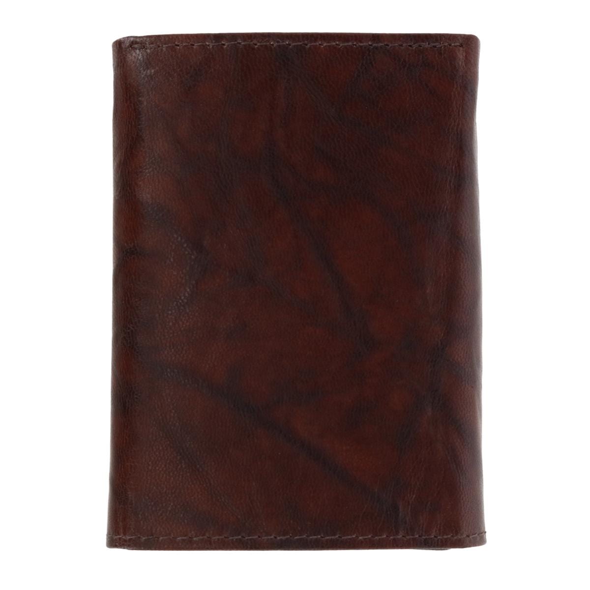Buxton Men's Dakota Leather RFID Trifold Wallet - Tan