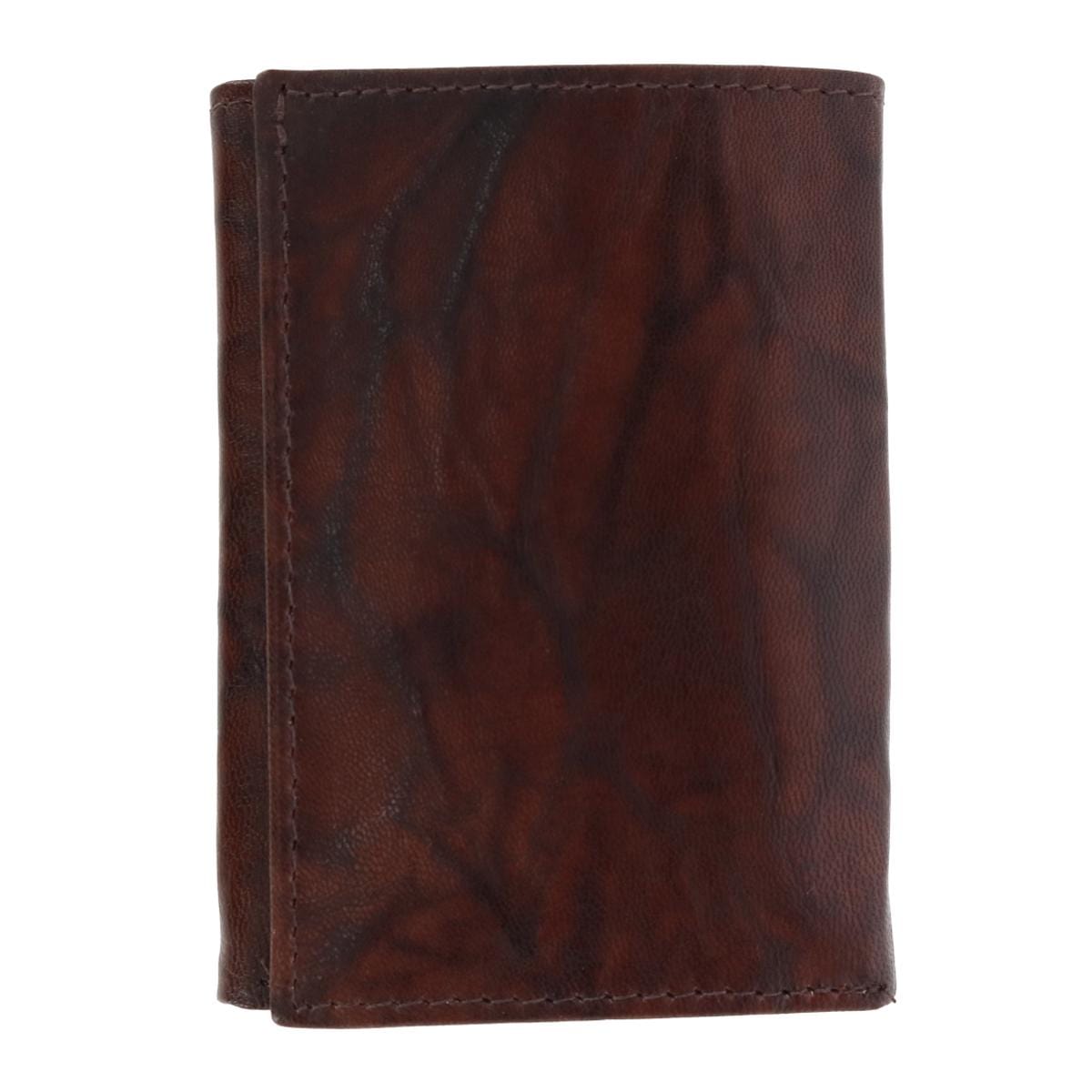 Buxton Men's Dakota Leather RFID Trifold Wallet - Men's Dakota Leather RFID Trifold Wallet