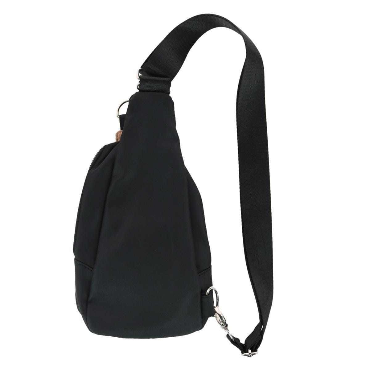Julia Buxton Women's Nylon Quilted Sling Bag - Black