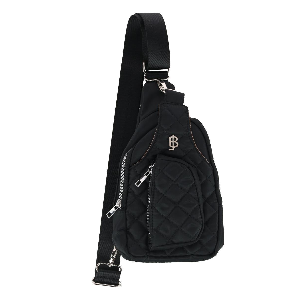 Julia Buxton Women's Nylon Quilted Sling Bag - Women's Nylon Quilted Sling Bag