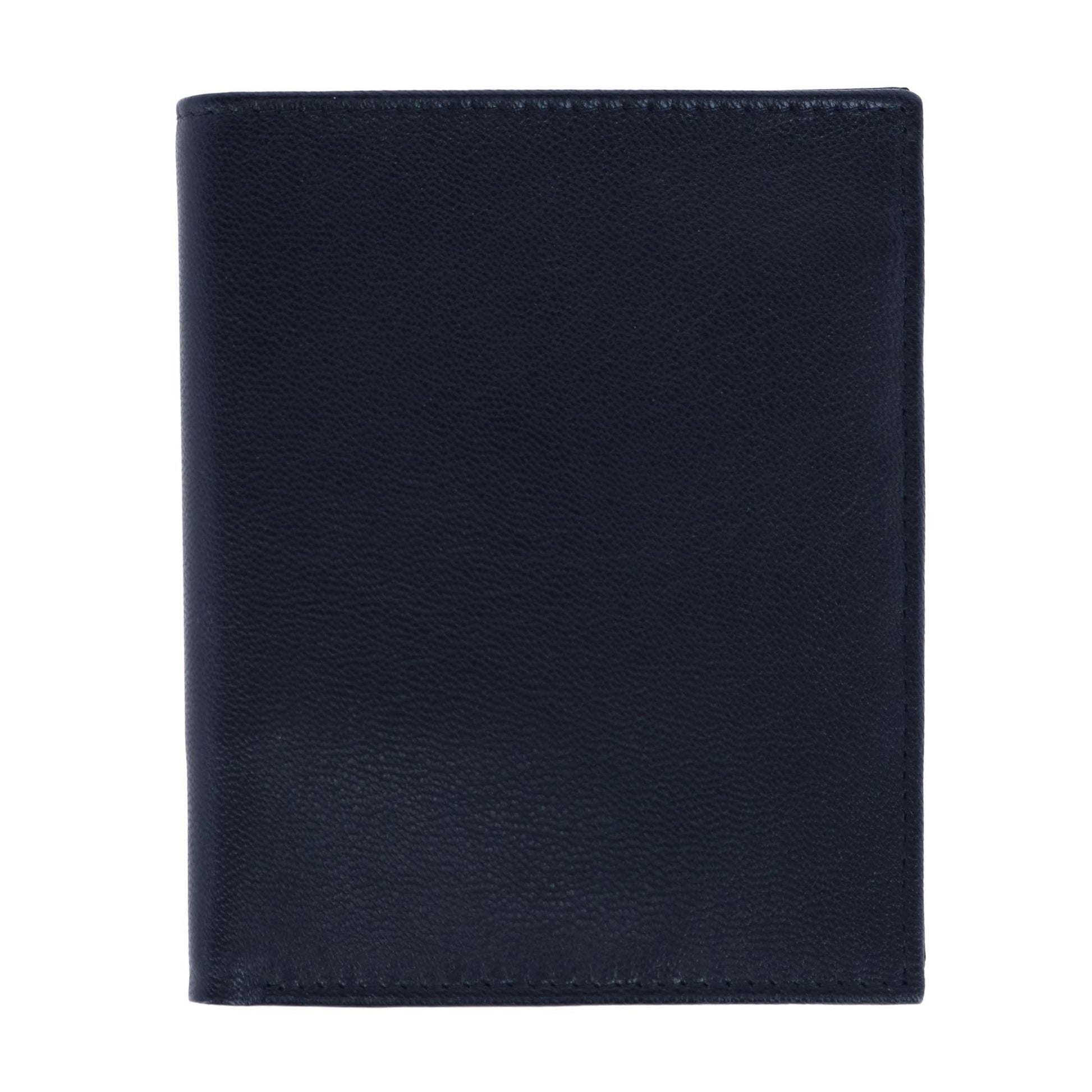 Buxton Men's Emblem Leather Credit Card Folio Pocket Secretary - Men's Emblem Leather Credit Card Folio Pocket Secretary