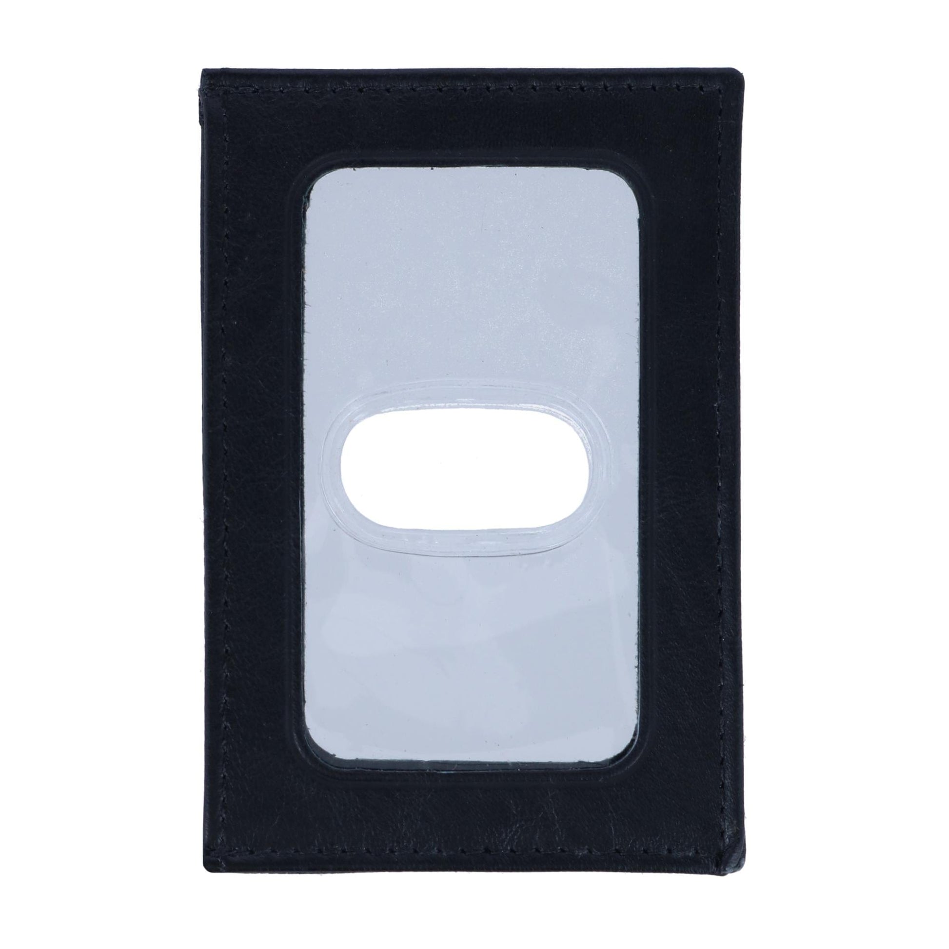 Buxton Men's RFID Nappa Leather Removable ID Trifold Wallet - Black