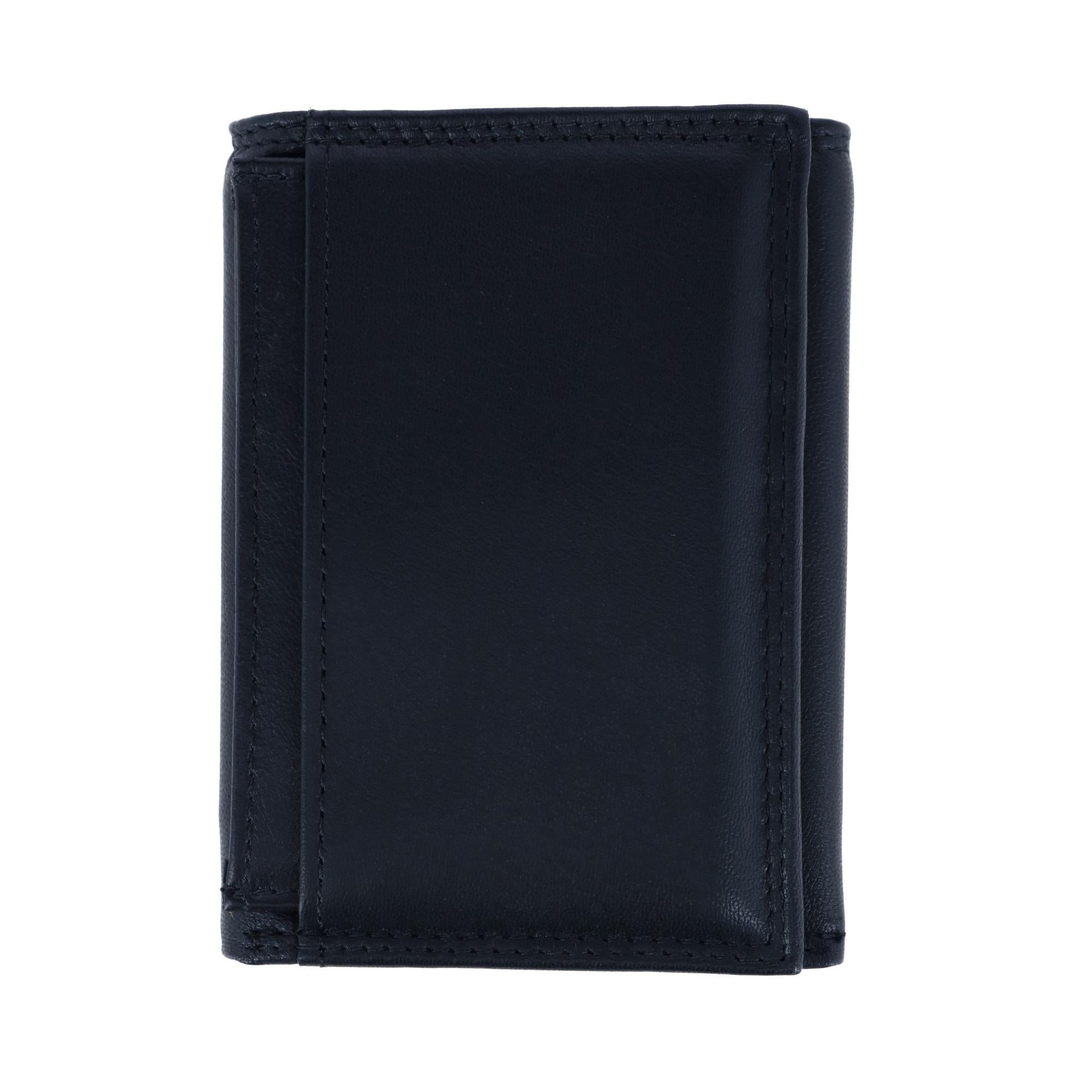 Buxton Men's RFID Nappa Leather Removable ID Trifold Wallet - Men's RFID Nappa Leather Removable ID Trifold Wallet