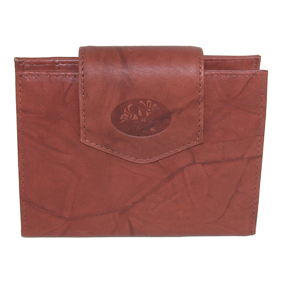 Women's Leather Attache Clutch Cardex Wallet and Coin Purse