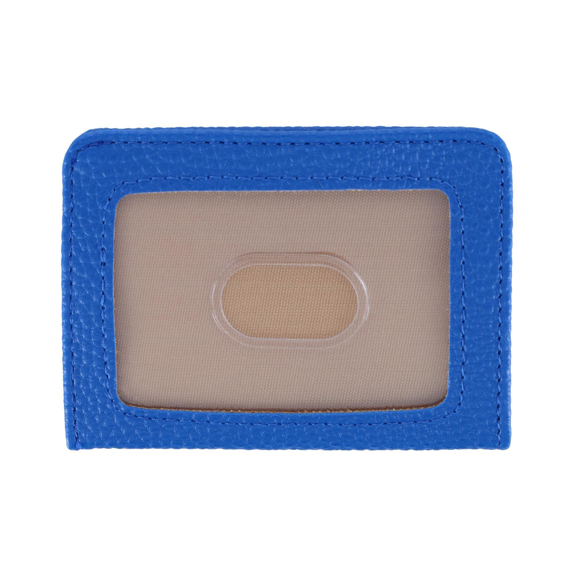 Buxton Women's Colorful Designer Premium Faux Leather Large ID Coin Case - Lagoon Blue