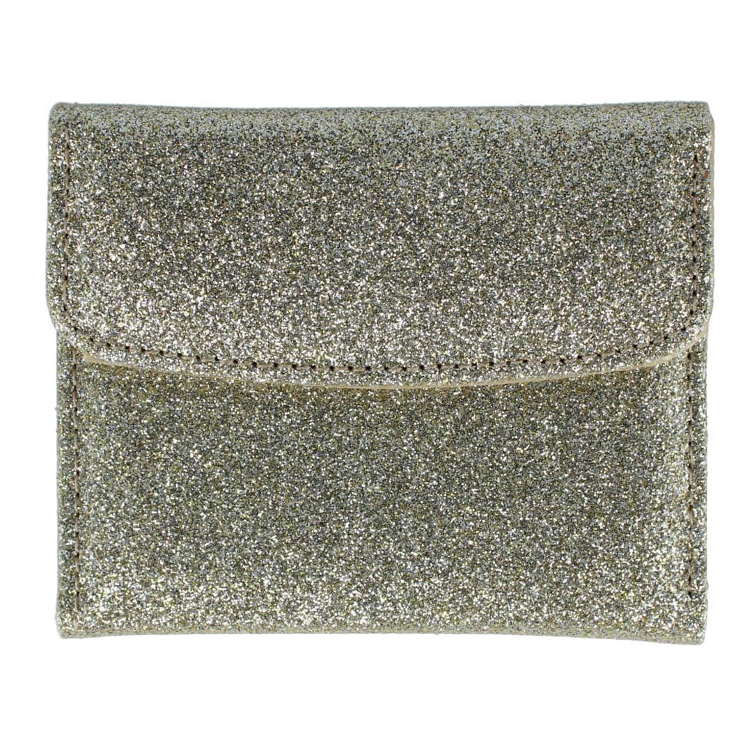 Julia Buxton Women's Stylish and Colorful Mini Trifold Wallet - Gold