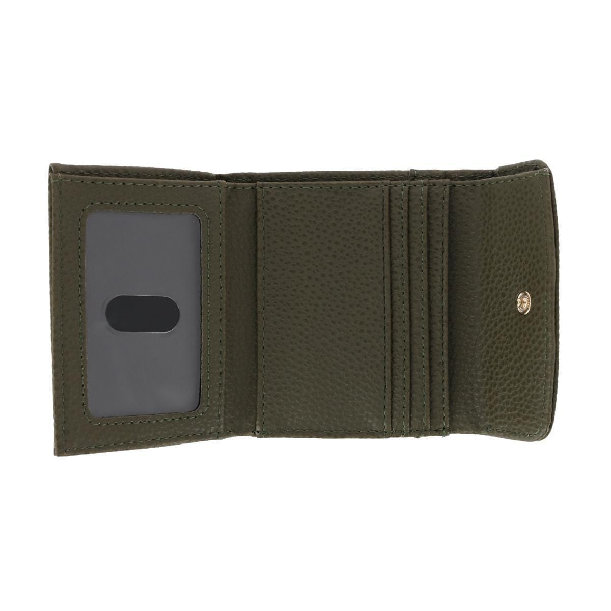 Julia Buxton Women's Stylish and Colorful Mini Trifold Wallet - Olive