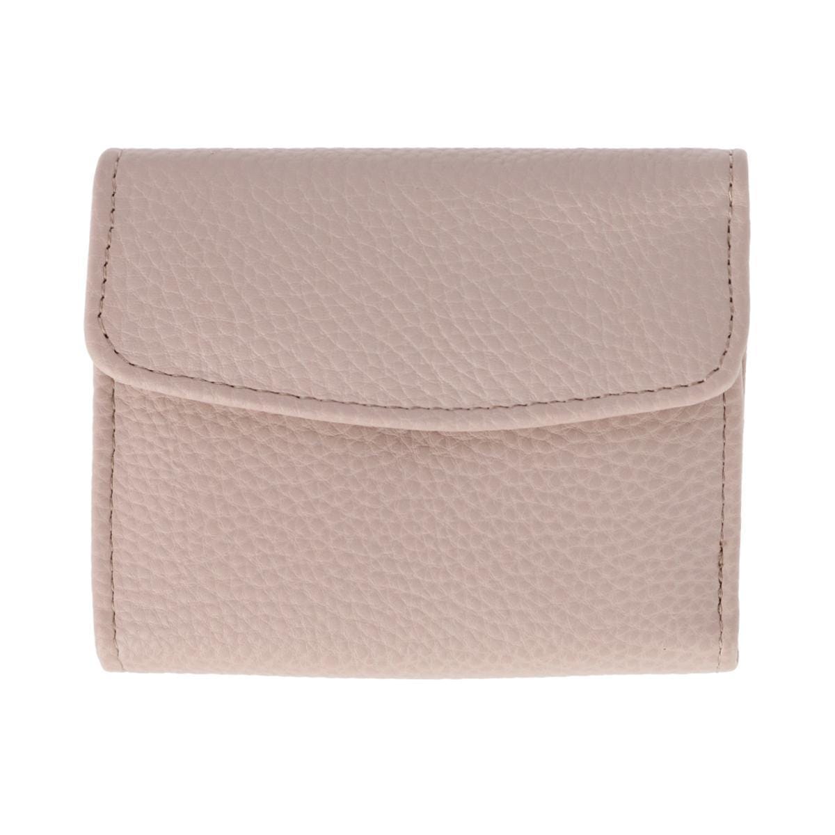 Julia Buxton Women's Stylish and Colorful Mini Trifold Wallet - White Pepper