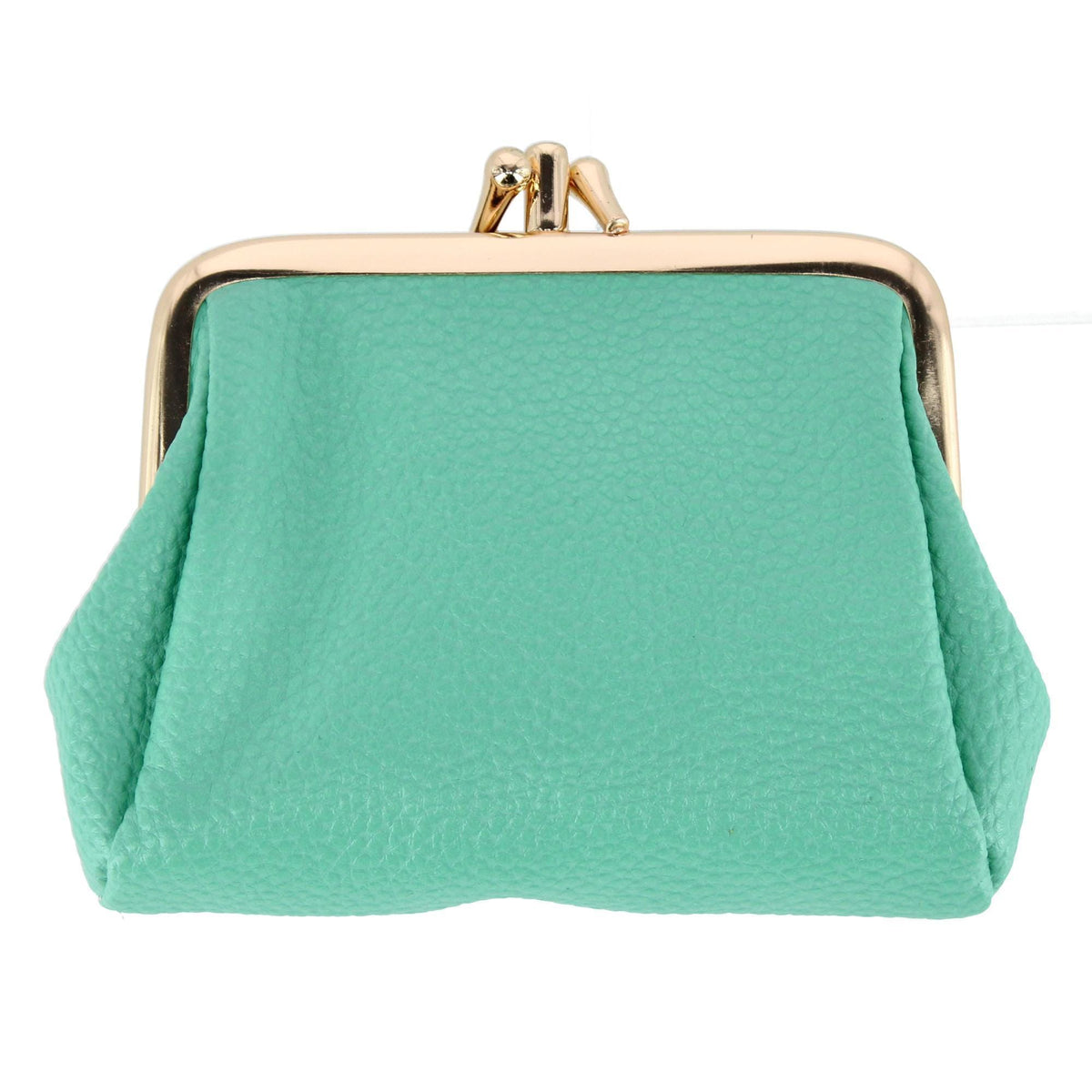 Julia Buxton Women's Premium Faux Leather Triple Frame Coin Purse Wallet