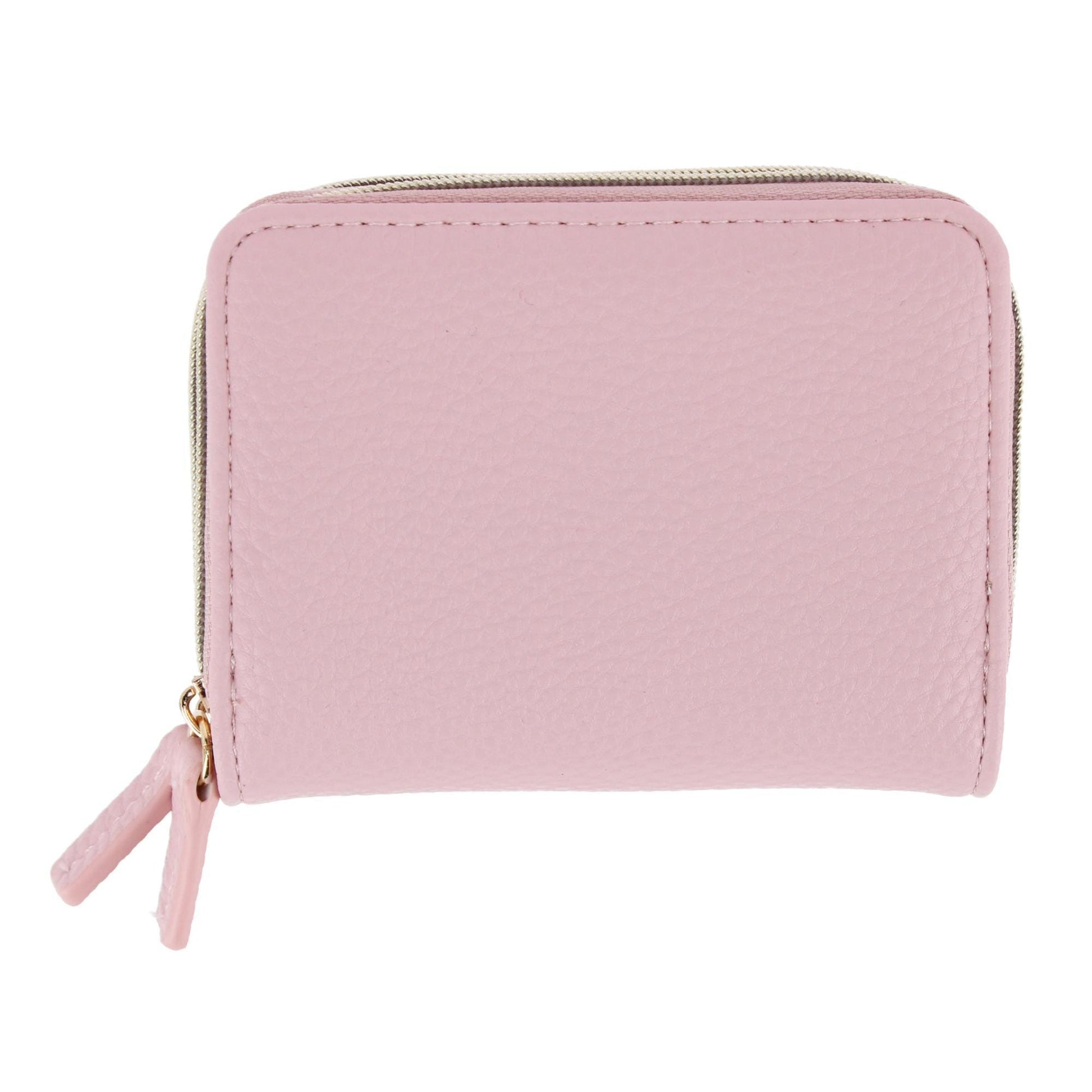Buxton Women's Stylish Colored Multi Card Case Wizard Wallet - Champagne Blush