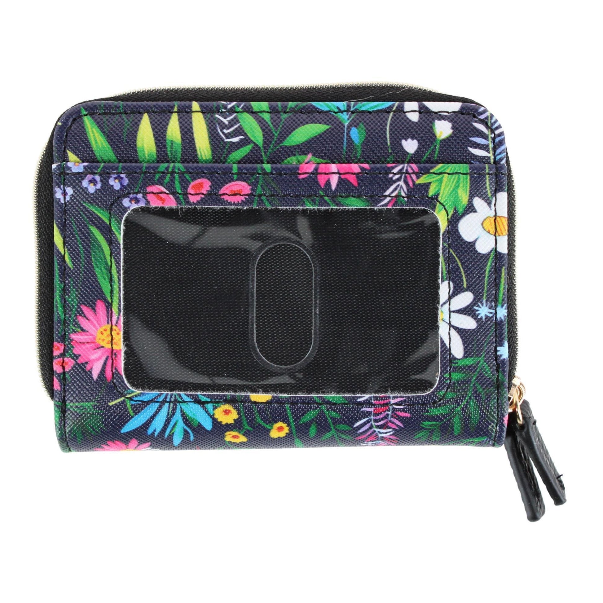 Buxton Women's Stylish Colored Multi Card Case Wizard Wallet - Fragrant Floral