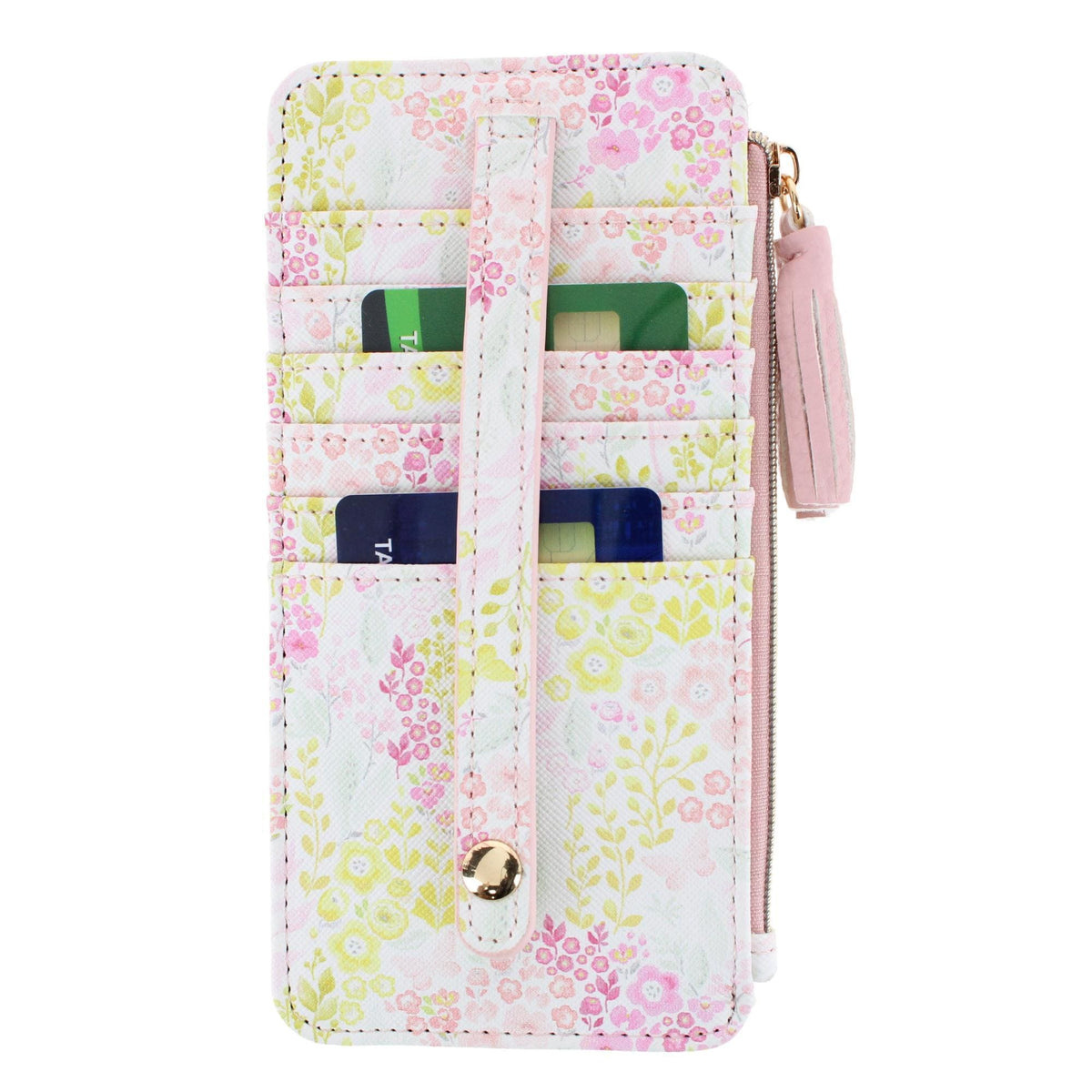 Julia Buxton Women's Vegan Leather Thin Card RFID Organizer Case - Polinator