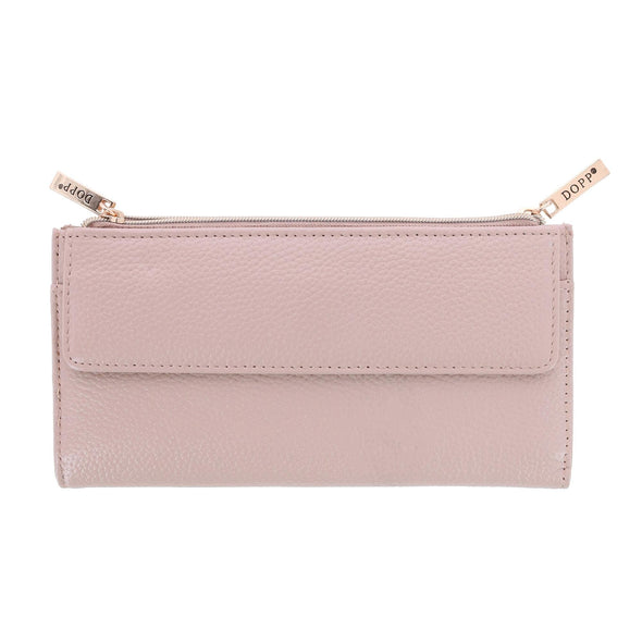 Women's Leather Dopp Cosmopolitan Clutch Wallet