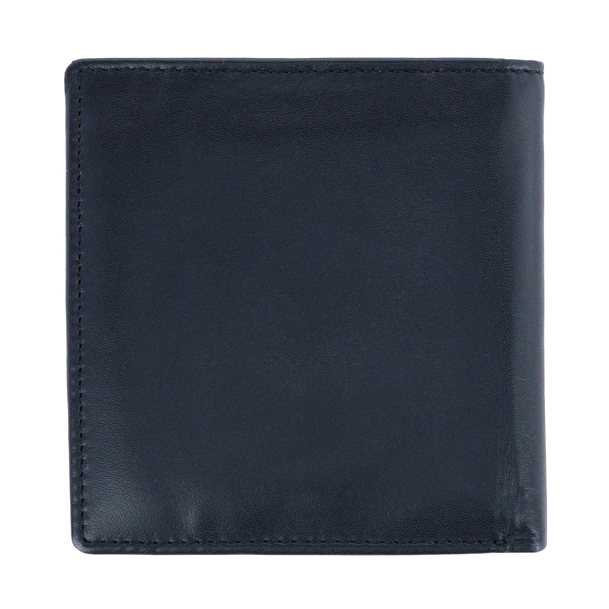 DOPP Men's Leather Dopp Regatta RFID Convertible Cardex Hipster Wallet - Black