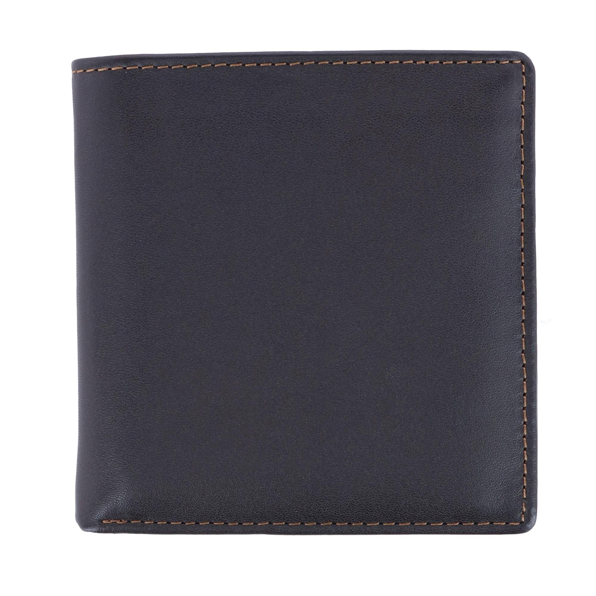 DOPP Men's Leather Dopp Regatta RFID Convertible Cardex Hipster Wallet - Brown