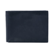 Men's Leather Dopp RFID Convertible Bifold Wallet with Snap Coin Pouch