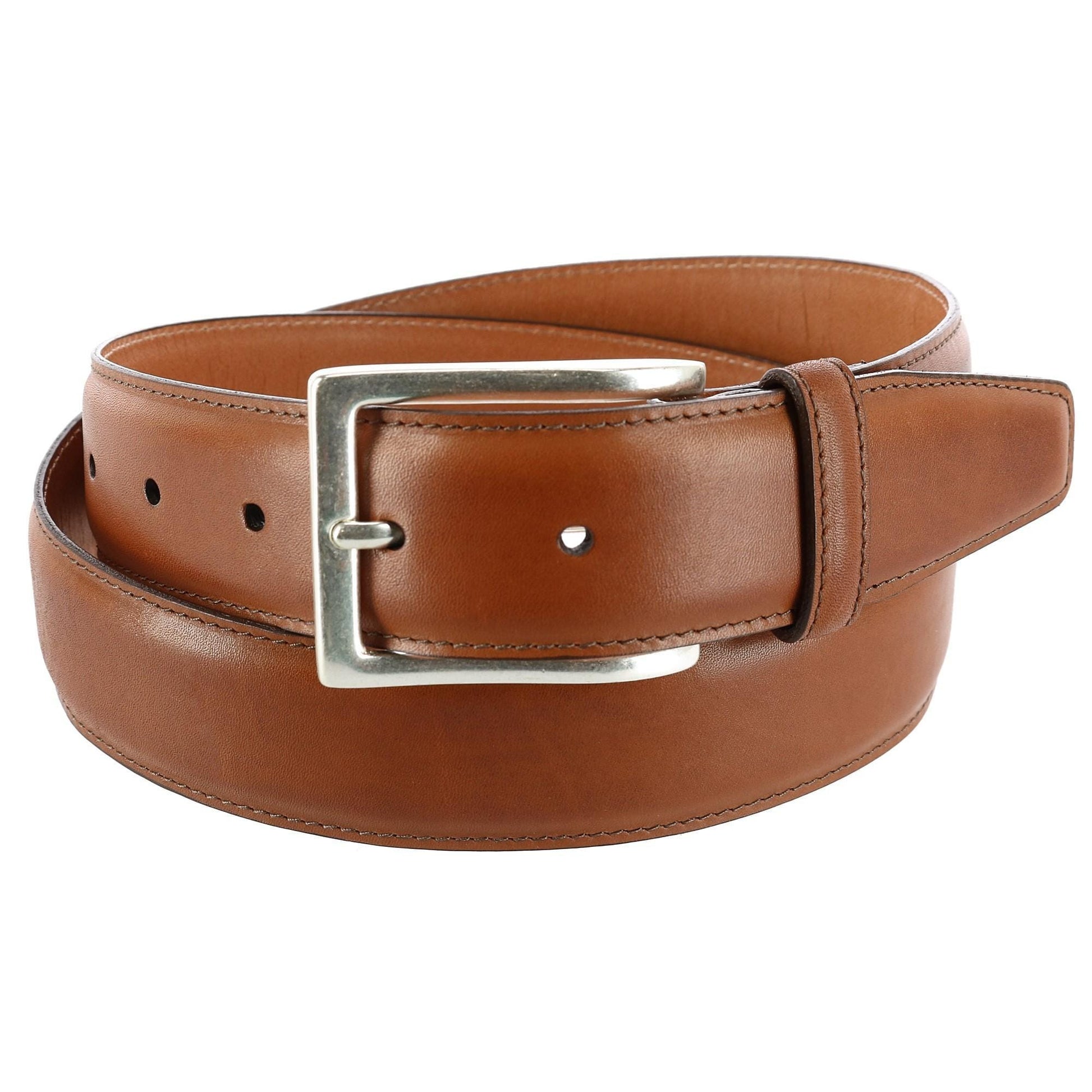 CrookhornDavis Men's Somerset Smooth Calfskin Dress Belt - Men's Somerset Smooth Calfskin Dress Belt