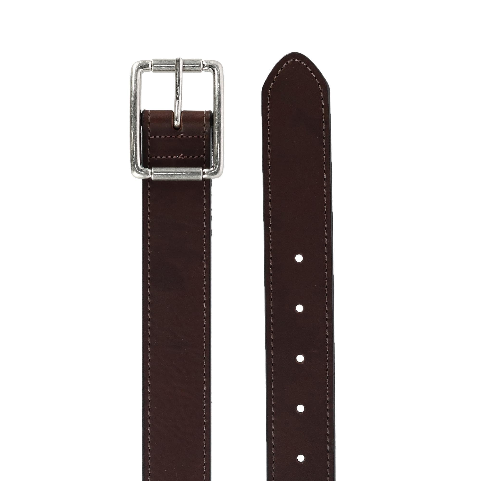 CrookhornDavis Men's Newcastle Natural Grain Leather Belt - Brown