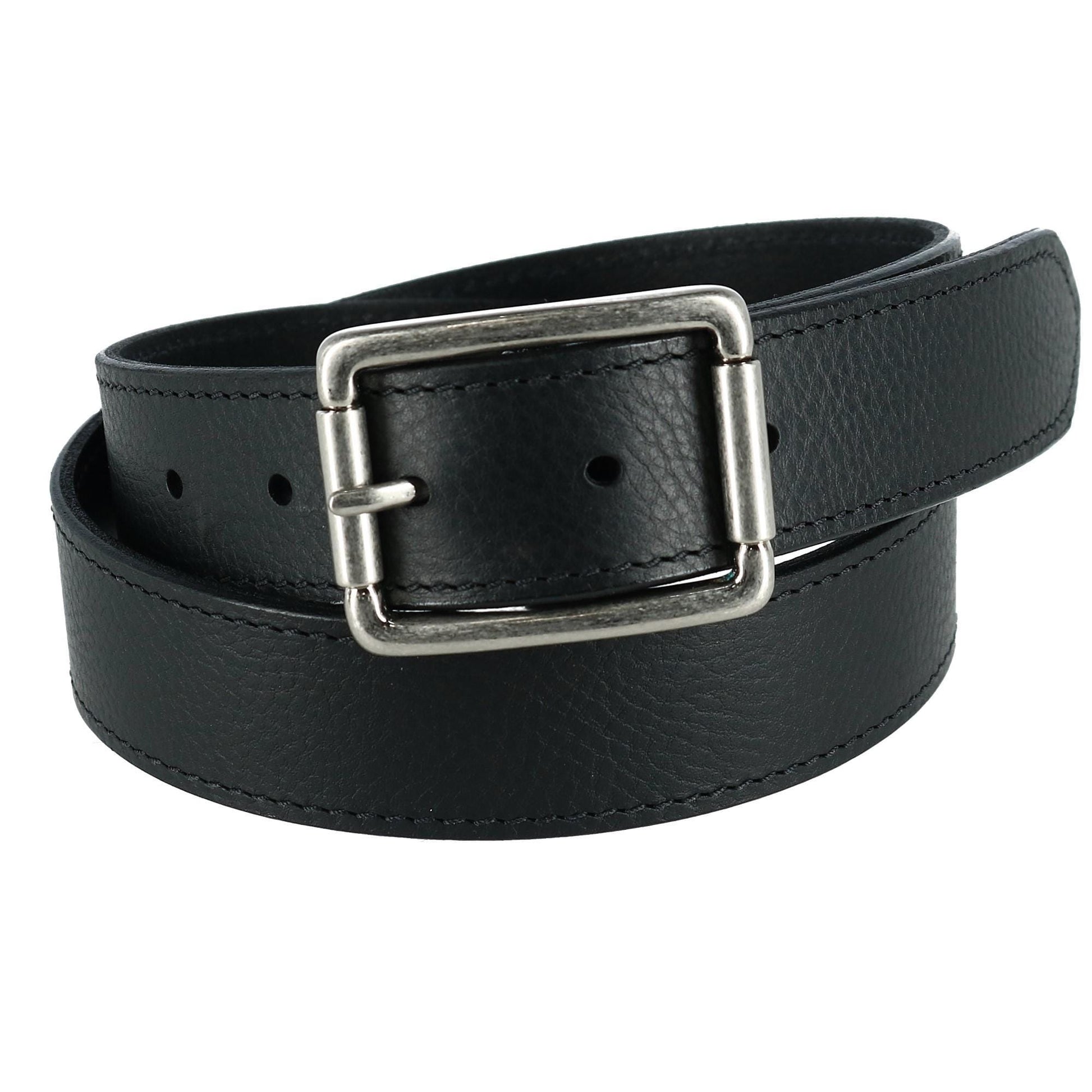 CrookhornDavis Men's Newcastle Natural Grain Leather Belt - Men's Newcastle Natural Grain Leather Belt