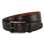 Men's Django Turin Tejus Lizard Print Dress Belt