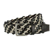 Men's Como Leather and Cotton Cord Braided Belt