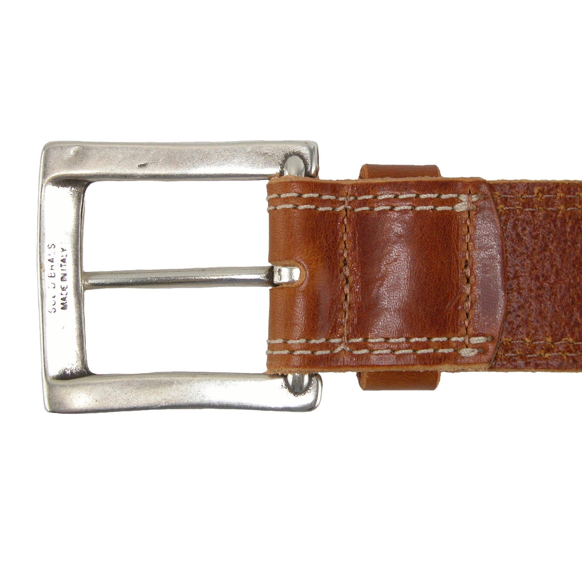 CrookhornDavis Men's Douglas SoHo Casual Pull Up Leather Jean Belt - Tan