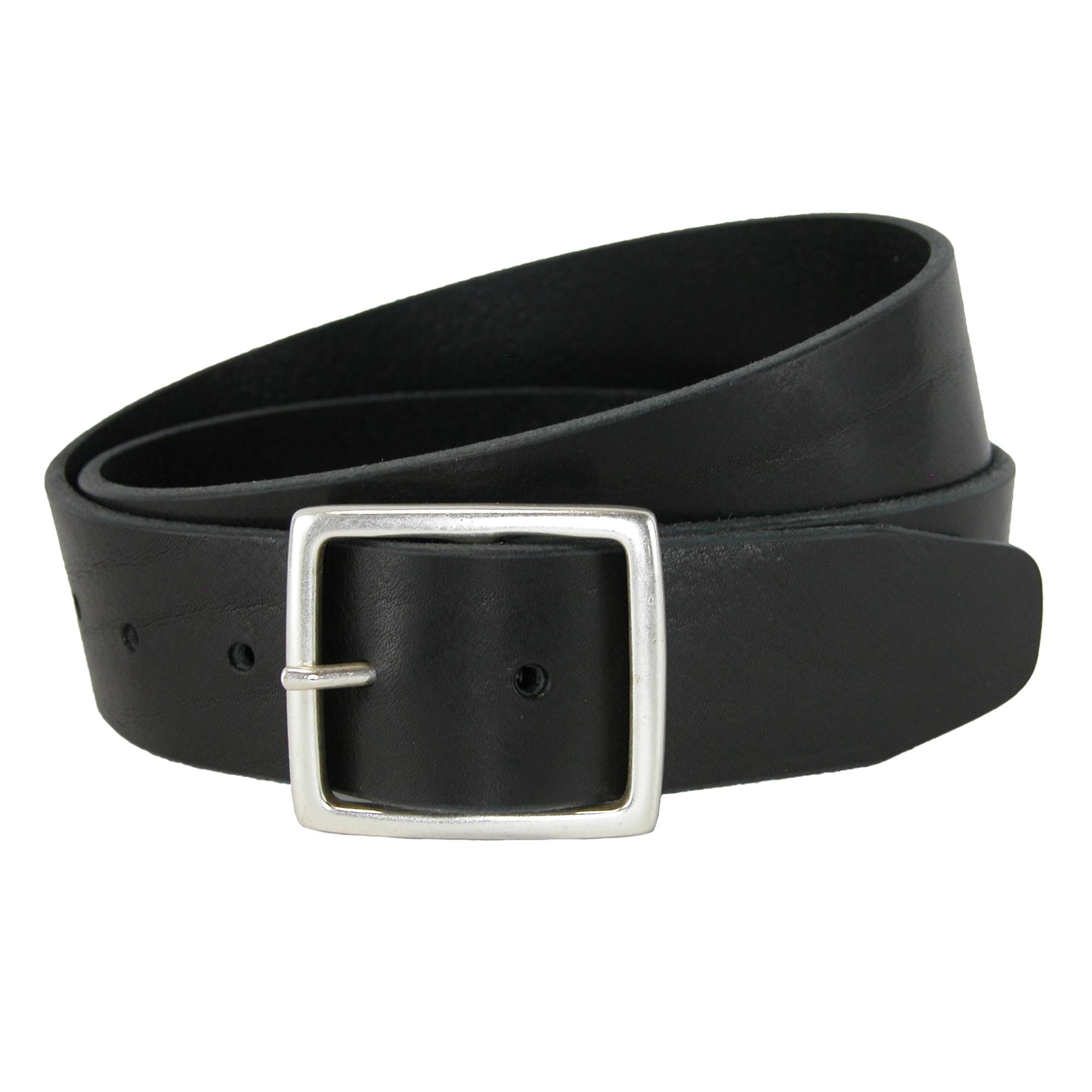 CrookhornDavis Men's Douglas Center Bar Pull Up Casual Leather Jean Belt