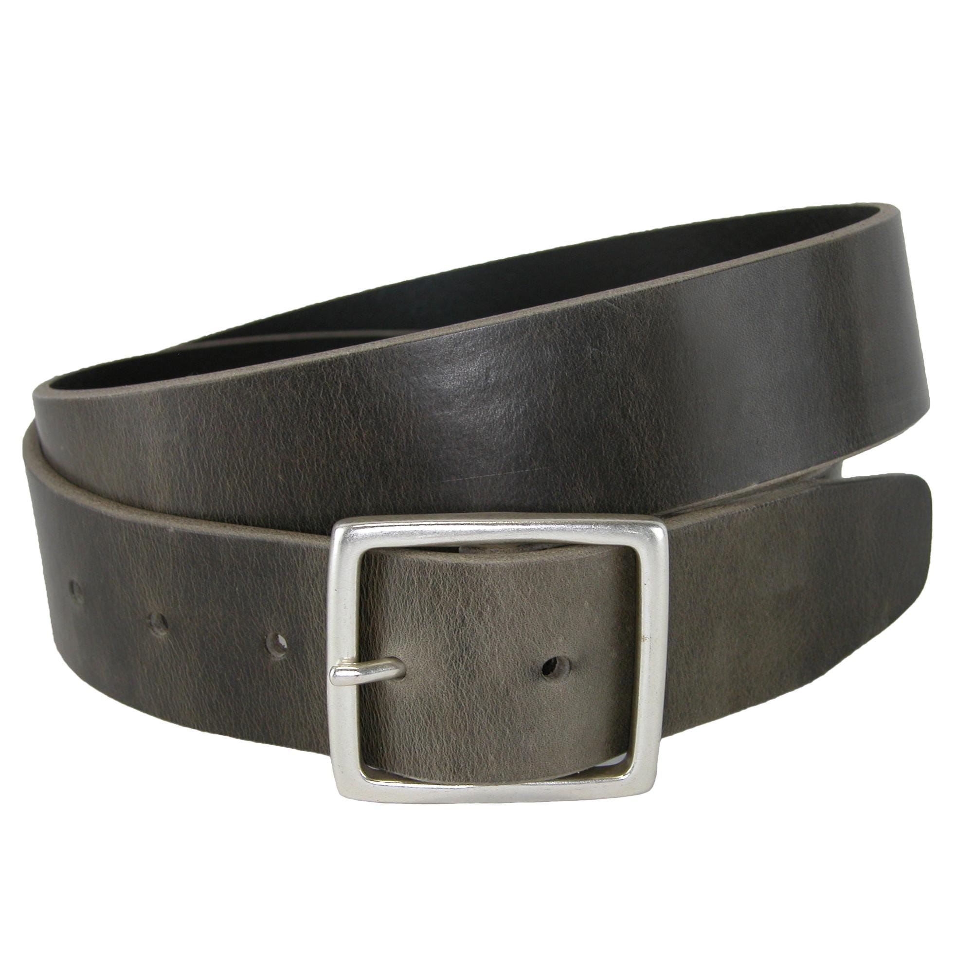 CrookhornDavis Men's Douglas Center Bar Pull Up Casual Leather Jean Belt - Men's Douglas Center Bar Pull Up Casual Leather Jean Belt