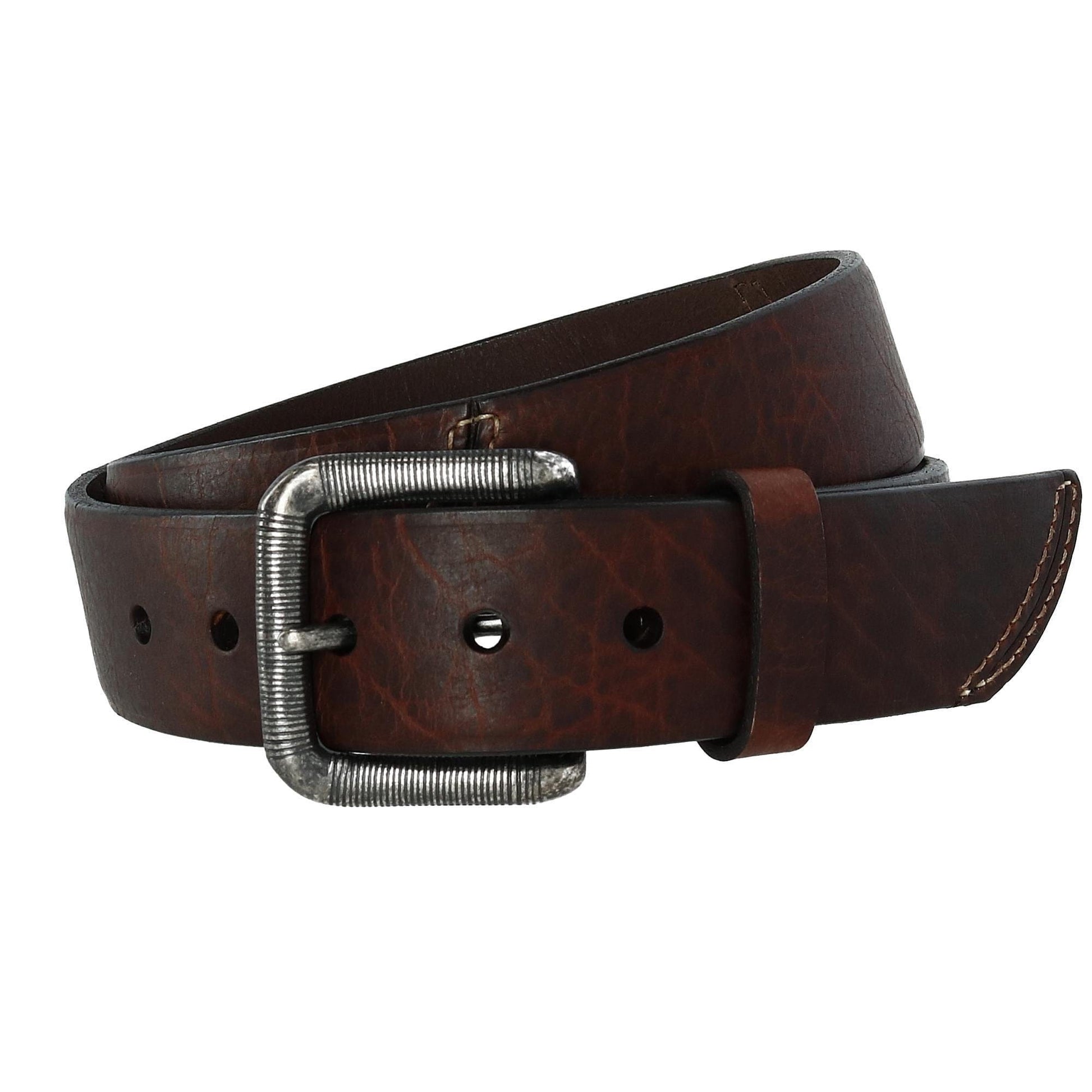 CrookhornDavis Men's The Crossfire 40mm Genuine Bison Leather Belt - Men's The Crossfire 40mm Genuine Bison Leather Belt