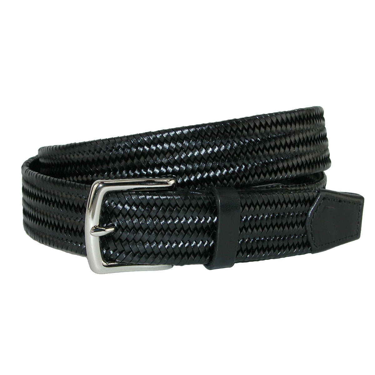 mens braided belt