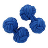 Men's Silk Knot Cufflink Set