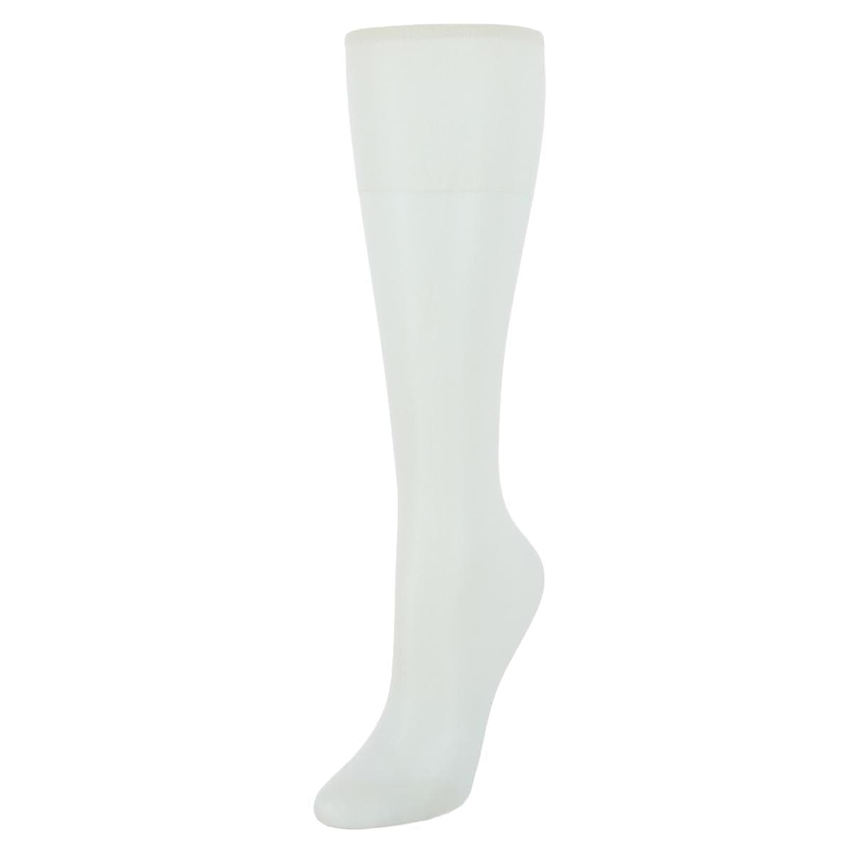 Hanes Women's Silk Reflections Sheer Knee Highs Reinforced Toe (2 Pack) - Pearl