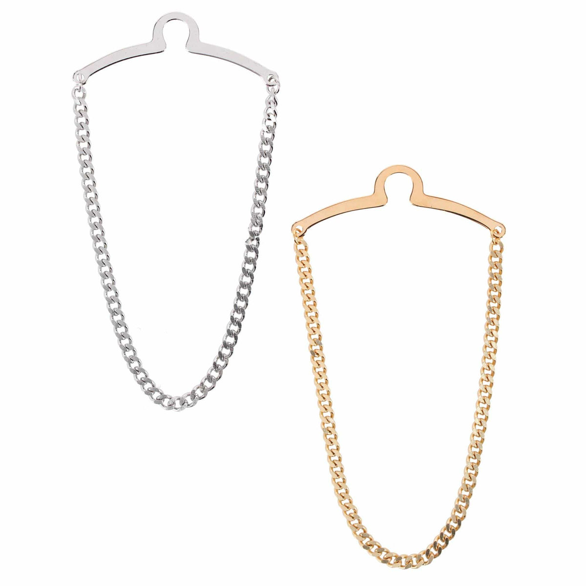 Competition Inc. Men's Single Loop Tie Chain - Gold/Silver