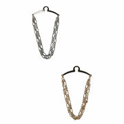 Men's Double Figaro Link Style Tie Chain