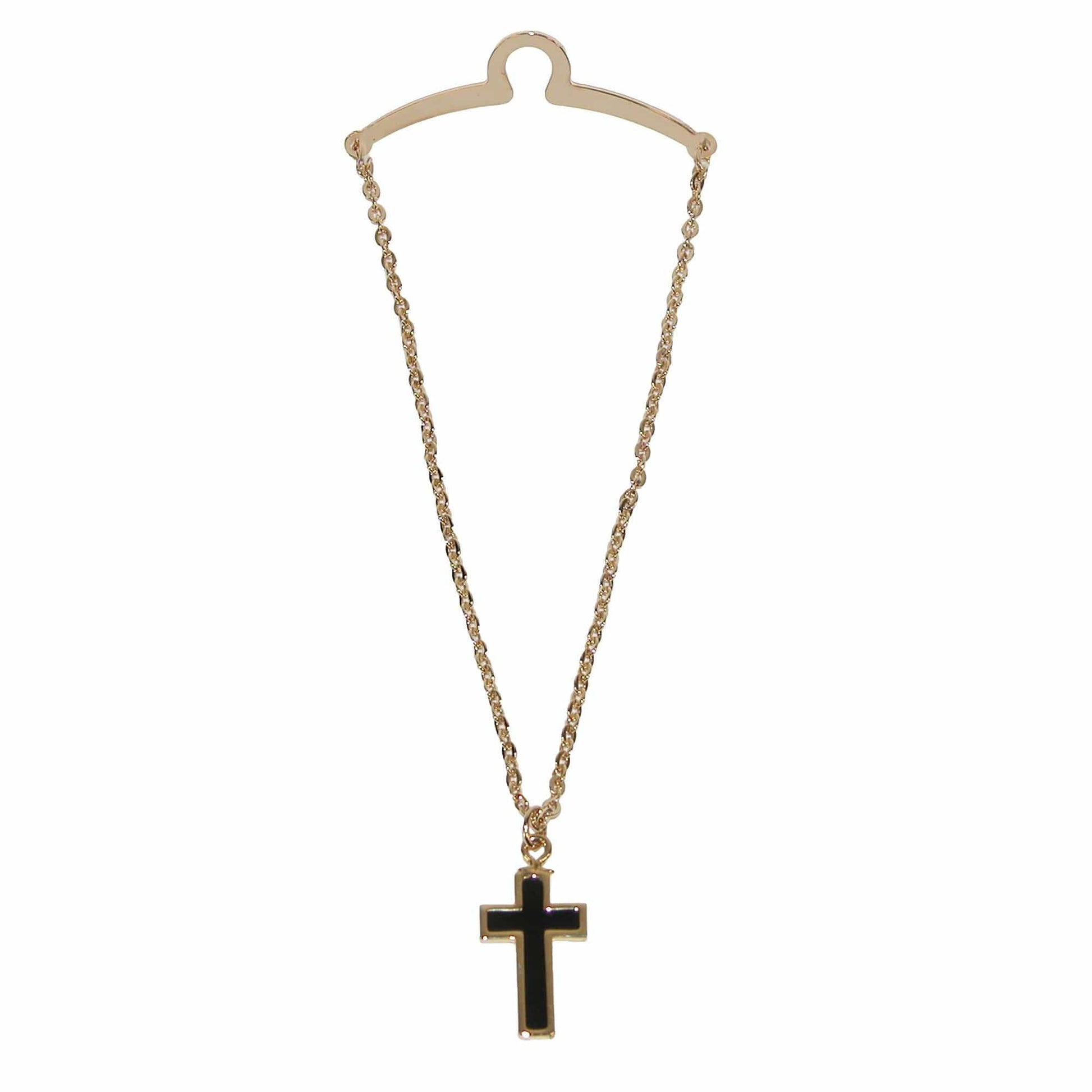 Competition Inc. Men's Cross Pendant Tie Chain - Men's Cross Pendant Tie Chain