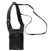 Unisex Leather Travel Shoulder Wallet