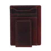 Men's Leather Front Pocket Money Clip